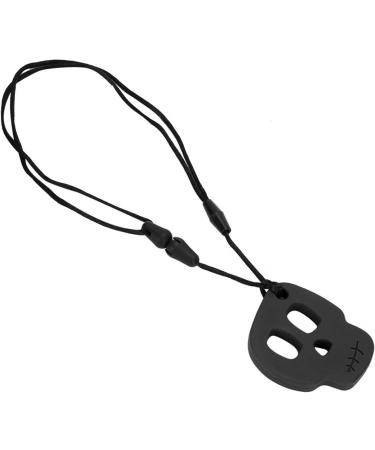 Black Skull Silicone Baby Teether for Effective Infant Soothing and Stress Reduction - Buy Online on GoSupps.com