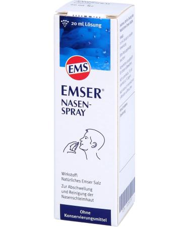 Emser Nasal Spray for Allergies & Colds - Natural Emser Salt for Kids & Adults - 20 ml - Buy Online on GoSupps.com
