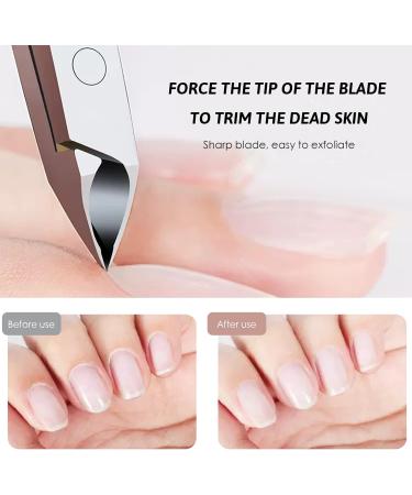 Professional Nail Skin Pliers & Scissors - Stainless Steel Skin Remover for Fingers & Toes - Sharp Green Gradient - Buy Online on GoSupps.com