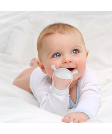 BAOK Hand Biting Rings for Babies | Anti-Drop Silicone Bite Ring Toys | Durable Dental Play Stuff | Safe Baby Gifts - Orange - Buy Online on GoSupps.com