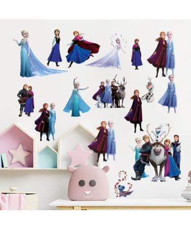 3D New Princess Wall Stickers Girls Wall Decal Self-Adhesive Wall Sticker for Girls Room Bedroom Living Room Art Home Decor Size:(40X60cm) X02