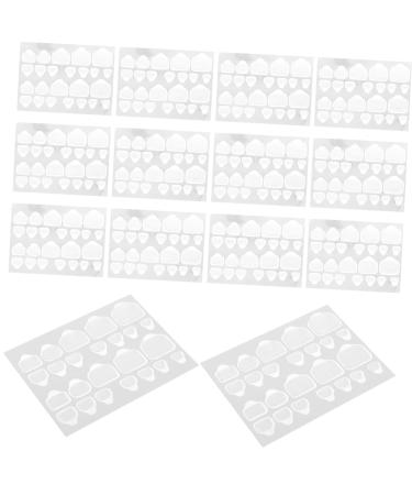 Healeved Sticky Toenail Tabs 20 Sheets Sticky Tabs for Nails Press on Nail Glue Tubes Cute Press on Nails Medium Short Nails Nail Glue for Toe Nail Sticky Tabs
