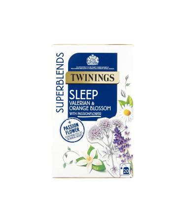 Twinings Superblends Sleep Tea Valerian & Orange Blossom with Passionflowers 20 Tea Bags