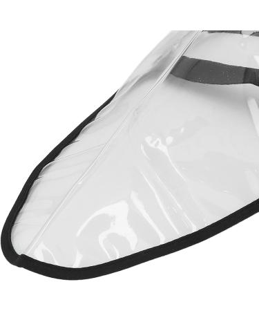 1 Pair Hair Stylist Shoe Covers Prevent Slipping Hair Dye Cape Shoes Plastic Shoe Cover Transparent Design Washable Suitable for All Sizes of Feet for Hair Cutting - Buy Online on GoSupps.com