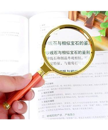 Glass 80mm Magnifier High Magnification Handheld Magnifier HD 10x Old People Read Read Newspapers Portable Child Ergonomics Light Weight Glass 165mm*80mm*10mm Loupe Made in China - Buy Online on GoSupps.com