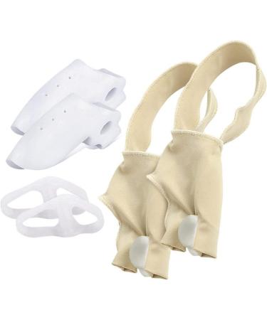 Corrector for Men and Women Toe Separator Orthopaedic Corrector 6 Pack Set Large Toe Straightener Non-Surgical Hallux Valgus Correction Large Toe Separator