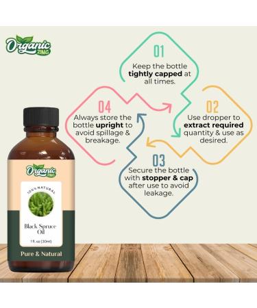 Black Spruce Essential Oil (Picea Mariana) - Pure Natural Aroma for Diffuser & Massage | 30ml - Buy Online on GoSupps.com