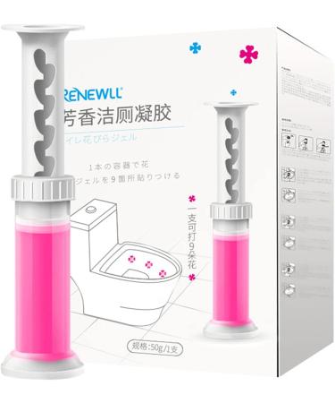 Toilet Gel | Flower Fragrance Bathroom Deodorizer - Gel Toilet Bowl Cleaner for Cleaning and Refreshing Fragrance Household Cleaning Generic - Buy Online on GoSupps.com