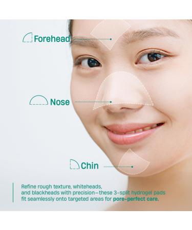 DERMATORY 3-Split Customizable Pore Tightening Gel Pad - Salicylic Acid (BHA), Witch Hazel, Allantoin, Collagen, Pore Minimizing, Targeted Care, Korean Skin Care (30 Pads) - Buy Online on GoSupps.com
