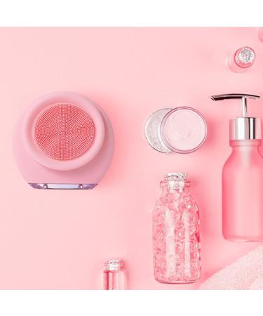 Electric Face Scrubber | Gentle Silic Facial Brush | Waterproof Face Cleansing Brush | Effective Facial Cleanser for Clear Skin | Perfect for Family Birthdays Holiday Gifting Pink - Buy Online on GoSupps.com