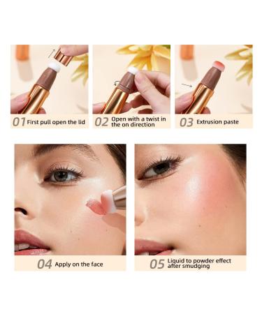 Shimmer Liquid Highlighter Stick with Cushion Applicator - Lightweight Body and Face Makeup - Buy Online on GoSupps.com