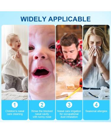 Uraqt Nasal Douche Replacement Head - 4 PC Attachments for Nasal Rinsing | Silicone Tips for Adults Babies & Children | Olive Type Nose Washing Can - Buy Online on GoSupps.com