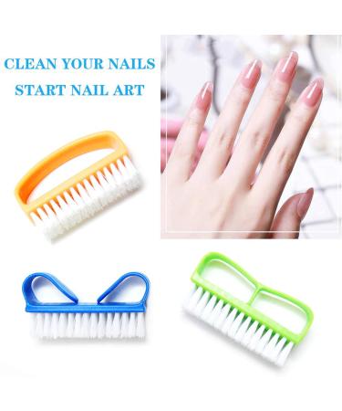 Luxxii Fine Handle Grip Nail Brush (6 Pack) - Fingernail Cleaning Brushes - Buy Online on GoSupps.com