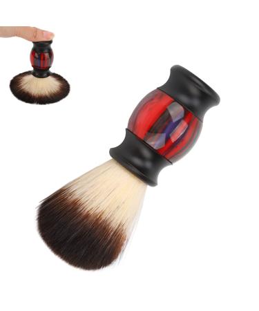 Men's shaving brush portable soft synthetic synthetic rasis brush resin beard handle made of aluminum alloy shaving foam brush for men father friend