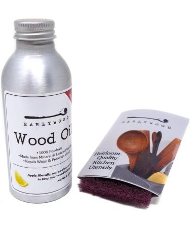 Food Safe Lemon Mineral Oil for Cutting Boards & Utensils - 4.5 oz - Clear & Lemon-Scented - Buy Online on GoSupps.com
