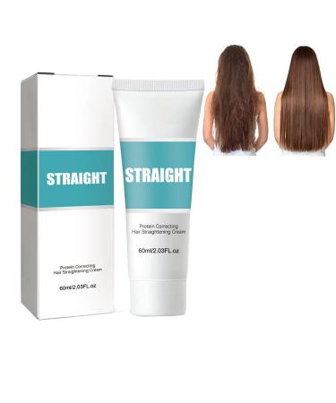 Ivila Hair Straightening Cream  2023 New Protein Correcting Hair Straightening Cream  Nourishing Smoothing Collagen Hair Straightener Cream  Curly Hair Straightening Cream for All Hair Types
