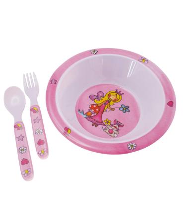 Bieco Baby Dishes Princess | 5-Part Melamine Tableware Set for Toddlers | Colorful & Durable Baby Food Dishes  - Buy Online on GoSupps.com
