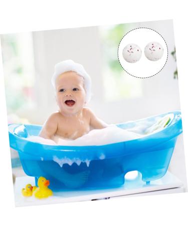  FOMIYES FOMIYES 2 Pieces Bath Ball Foaming Shower Steam Bombs Ball Shower Bombs Sparkling Bath Shower Bombs Natural Organic White Moisturize Sea Salt - Buy Online on GoSupps.com
