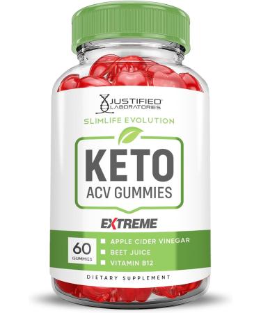 Slimlife Evolution Keto ACV Gummies 2000MG - Apple Cider Vinegar with Pomegranate & Beet Juice | 60 Count Dietary Supplement for Weight Loss - Buy Online on GoSupps.com