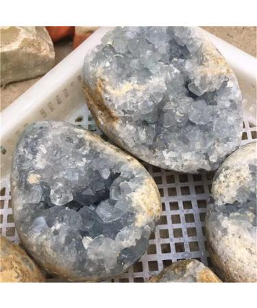 Natural Crystal Rough Home Natural Celestite Crystal Raw Cluster Sky Blue Rough (Size : 200-300g) - Buy Online on GoSupps.com