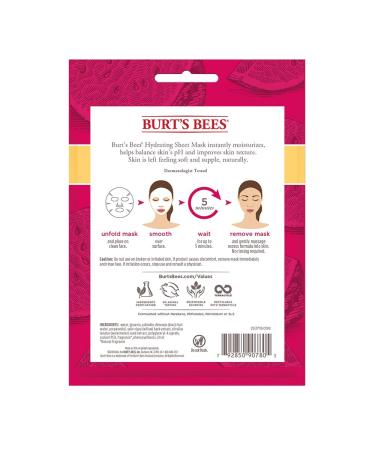 Burt's Bees Watermelon Hydrating Sheet Mask - 1 Pc - Buy Online on GoSupps.com