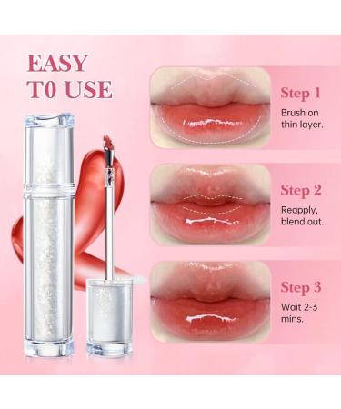 YINGA Ice Water Lip Gloss Tinted Lip Oil with Moisturizing Jelly NonStick Moisturizing Lip Tint for Shiny Finish Long Lasting Plumping Effect Natural Beauty04 - Buy Online on GoSupps.com