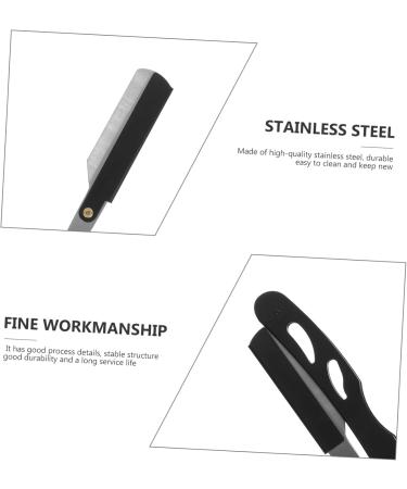 Angoily 3-PTH Manual Razor for Men | Rustproof Steel Hairdresser & Eyebrow Shaper - Premium Quality Shaving Tool - Buy Online on GoSupps.com