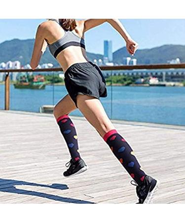 7 Pairs Compression Socks for Men & Women - Ideal for Running Sports Travel & Nurses - S-M Compression Stockings - Buy Online on GoSupps.com