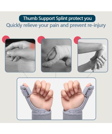 Thumb Support Splint for Arthritis & Tendonitis - Comfortable Compression Band for Sprains & Strains - Night Support & Fracture Relief - Buy Online on GoSupps.com