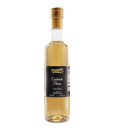 Sanniti White Balsamic Condiment Italian Condimento Bianco, 500 ml - Buy Online on GoSupps.com