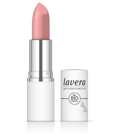 lavera lavera Comfort Matt Lipstick Primrose 06 - Intense color - Matte finish - Comfortable to wear - Lasts up to 6 hours - Natural vegan cosmetic (1 x 18.2 g)