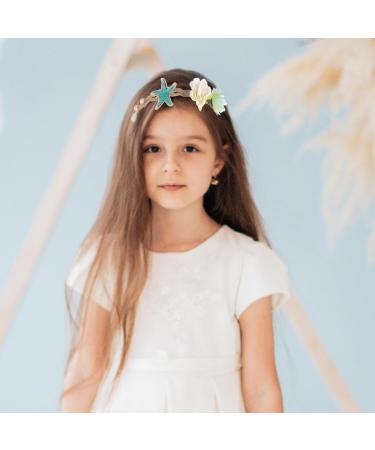 Lurrose Sea Star Headband - Pearl Shell Hair Accessory for Weddings & Beach Parties | International Shipping Available - Buy Online on GoSupps.com