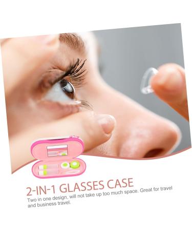 Buy Healvian Double-Layer Glasses Case Set - Portable Lens Solution Bottles for Women - Shop Internationally - Buy Online on GoSupps.com