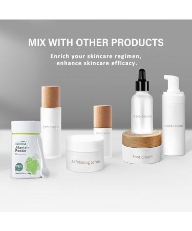 Allantoin Powder 3.53 OZ 99.9% Purity Cosmetic Grade DIY Allantoin Emulsion Allantoin Cream Allantoin Lotion Allantoin Masks Allantoin Helps to Hydrate And Moisturize The Skin 3.53 Ounce (Pack of 1) - Buy Online on GoSupps.com
