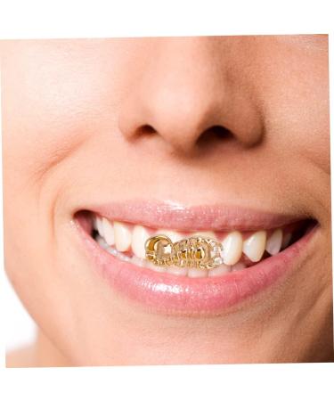 LIFKOME Scorpion Single Brace Masculine Decor - Golden Hip Hop Dentures for Men | Halloween Funny Party Teeth Cover - Buy Online on GoSupps.com