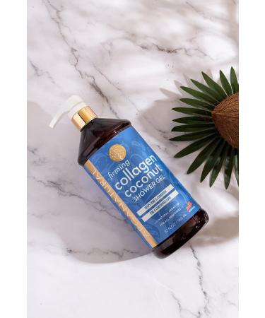 Arganatural Firming Collagen Coconut Shower Gel 2-Pack - 960ml/32 fl oz | Paraben-Free Bath Soap for Softening and Cleansing Skin - Pack of 2 - Buy Online on GoSupps.com