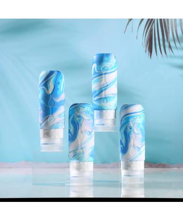 Gemice Travel Bottles 85ml - TSA Approved Leak-Proof BPA-Free Travel Accessories for Shampoo & Soap (Set of 4) - Buy Online on GoSupps.com