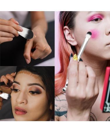 Beadable Makeup Brushes Kit - Unique DIY Silicone Bead Brushes for Cosmetics | Silver - Buy Online on GoSupps.com