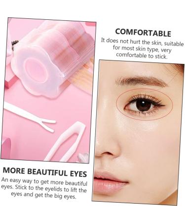 Angoily 1 Set Double Eyelid Sticker Eyelid Shadow Stickers Invisible Tape Double Eyelid Patch Invisible Eyelid Tape Makeup Supplies Eye Beauty Tape Accessories Pink Quincunx - Buy Online on GoSupps.com