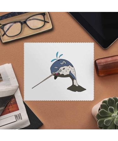 Buy 'Narwhal' Microfiber Lens/Eyeglass Cleaning Cloths - International Shipping Available | High-Quality Streak-Free Cleaning - Buy Online on GoSupps.com