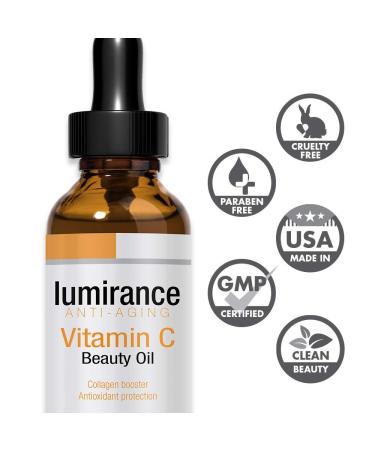 Lumirance Anti-Aging Vitamin C Beauty Oil | 30ml/1 fl oz | Boost Collagen, Even Complexion, & Glow - Buy Online on GoSupps.com