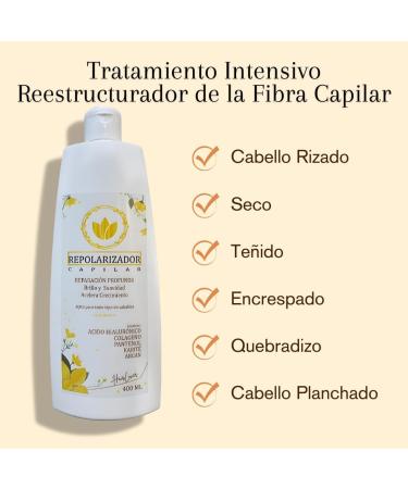 400 ml - Traitement capillaire anti-frisottis pour cheveux ab m s secs ou cassants avec ingr dients hydratants et nourrissants + bonnet thermique offert ! (1L) 400 ml (Paquete de 1) - Buy Online on GoSupps.com
