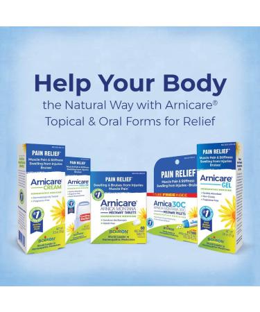 Boiron Arnica 30C Tablets for Pain Relief from Muscle Pain Joint Soreness Swelling from Injury or Bruises - 60 Count - Buy Online on GoSupps.com