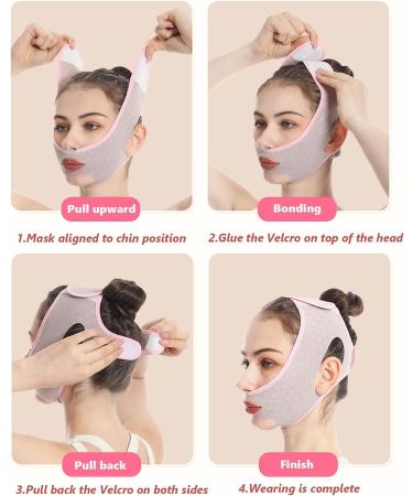 Beauty Face V-Line Mask 2Pcs Set for Chin Sculpting and Double Chin Reduction - Buy Online on GoSupps.com