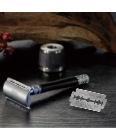 Feather Hi-Stainless Platinum Double Edge Razor Blades - 100 Count | Premium Quality for a Smooth Shave - International Shipping Available - Buy Online on GoSupps.com