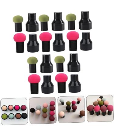 POPETPOP Simple Puff 50 Sets Mushroom Head Puff Wet and Dry Hydrophilic Polyurethane Dry Puff Girl Makeup Pad - Buy Online on GoSupps.com