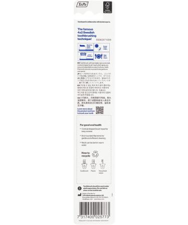 TEPE SELECT Compact X-Soft Toothbrush - Ultra-Soft Bristles Compact Design for All Ages - 3 Pack - Buy Online on GoSupps.com