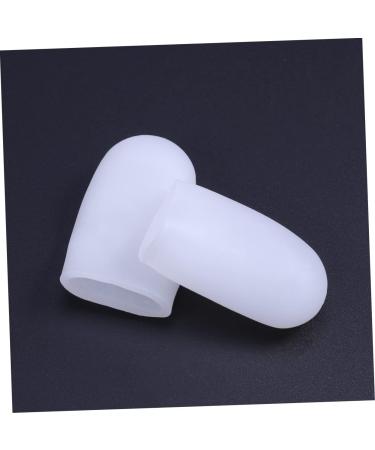 FRCOLOR 2 Pc Gel Toe Caps & Finger Sleeves - Lightweight Crochet Protector for Toes & Fingers - Household Corn Cover & Toe Sleeve - Size 2 - International Shipping Available - Buy Online on GoSupps.com