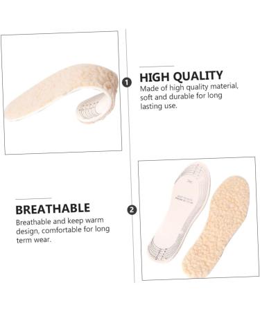 FRCOLOR Fur Insoles - Fluffy Warm Shoe Inserts | Breathable Cuttable Felt Pads | Perfect Christmas Stocking Stuffers for Kids - Buy Online on GoSupps.com