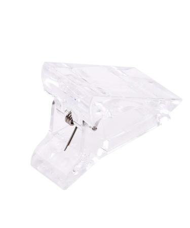 Flybloom nail tip clip for fast build polygel nail shapes nail clips for polygel fingernail extension uv builder clamps manicure nail art tool